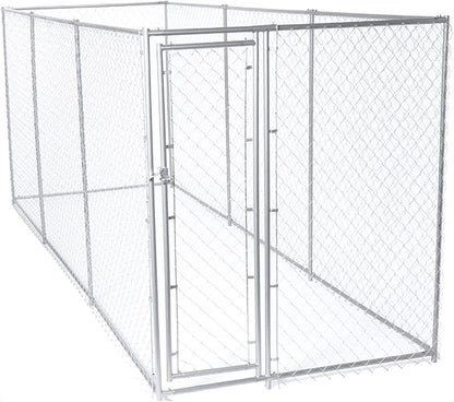 Lucky Dog 10' x 10' x 6' Heavy Duty Outdoor Welded Galvanized Steel Chain Link - Image 6