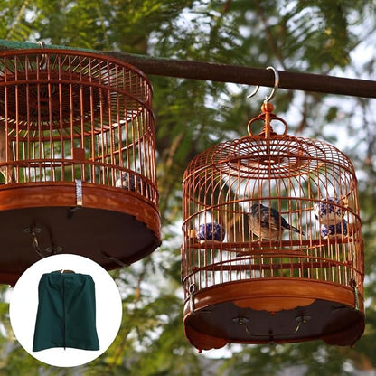 VOSAREA Round Bird Cage Cover Round Dome Top Parrot Cage Cover Waterproof and - Image 9