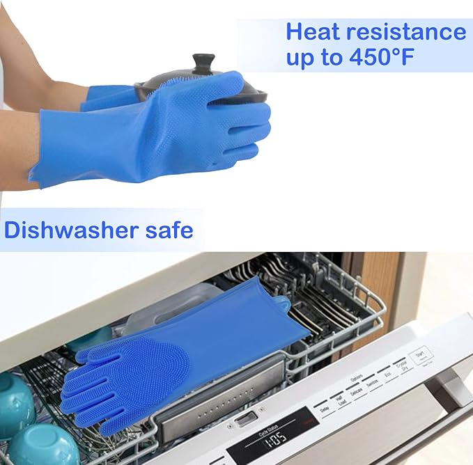 Pet Grooming Gloves, Dog Washing Gloves - Image 5