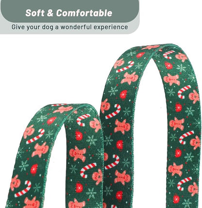 QQPETS Adjustable Soft Dog Collar: Print Flower Pink Multicolor Cute Patterns - Image 4