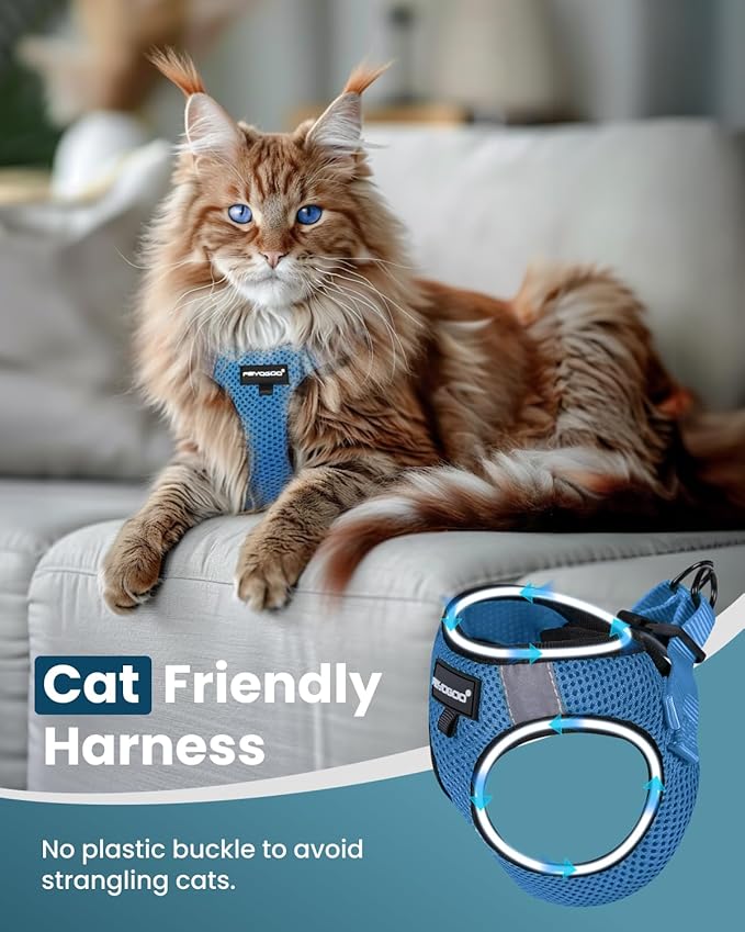FAYOGOO Cat Harness, Cat Leash and Harness Set - Image 3