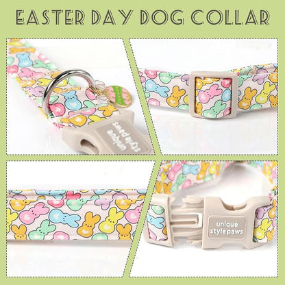 Unique style paws Easter Day Dog Collar Plastic Buckle Collar - Image 3
