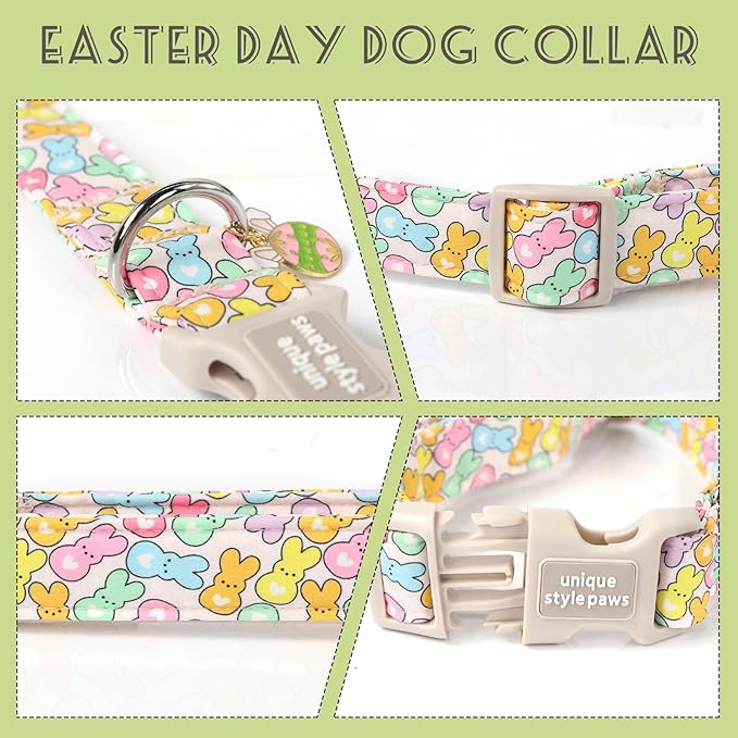 Unique style paws Easter Day Dog Collar Plastic Buckle Collar - Image 3