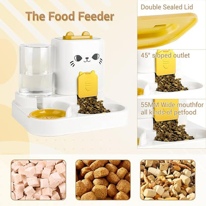 2-in-1 Gravity Pet Feeder & Water Dispenser - Image 4