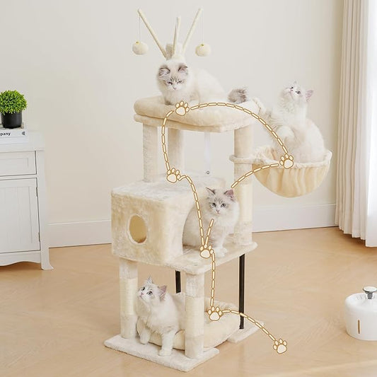Heybly Cat Tree, 45.3-Inch Cat Tower - Image 2