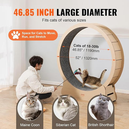 VEVOR Cat Exercise Wheel, Running Wheel - Image 4