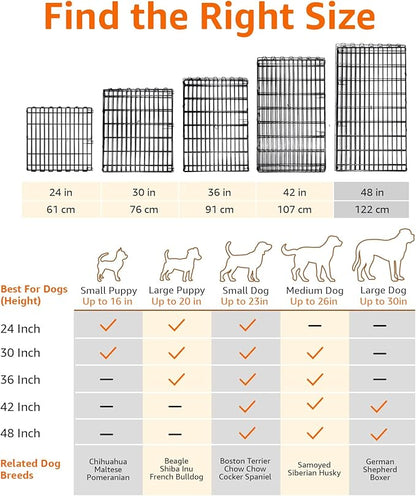 Amazon Basics Foldable Octagonal Metal Exercise Dog Playpen, Indoor/Outdoor - Image 4