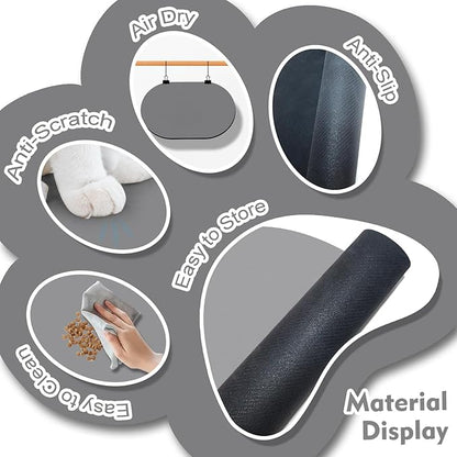 Pet Feeding Mat – 20''x12'' Absorbent Dog Food Mat, Pet Water Mats Protect Floor - Image 3