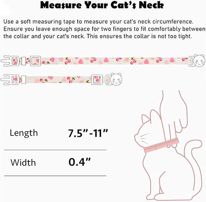 2 Pack Cotton Breakaway Cat Collars Set - Image 6
