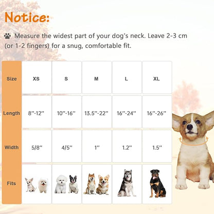 Cotton Fall Dog Collar, Halloween Dog Collars - Image 2