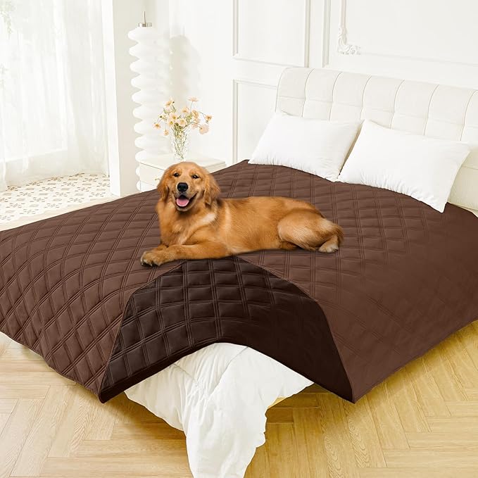 Smiry Waterproof Dog Bed Cover Blanket 82x82, Soft Reversible Pet Blanket by Smiry