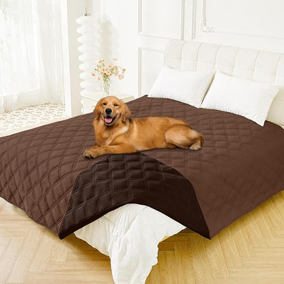 Smiry Waterproof Dog Bed Cover Blanket 82x102, Soft Reversible Pet Blanket by Smiry