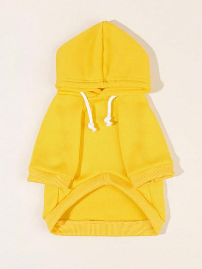 QWINEE Basic Dog Hoodie Sweatshirt Puppy Sweater Warm Cat Costumes Pet Clothes - Image 4