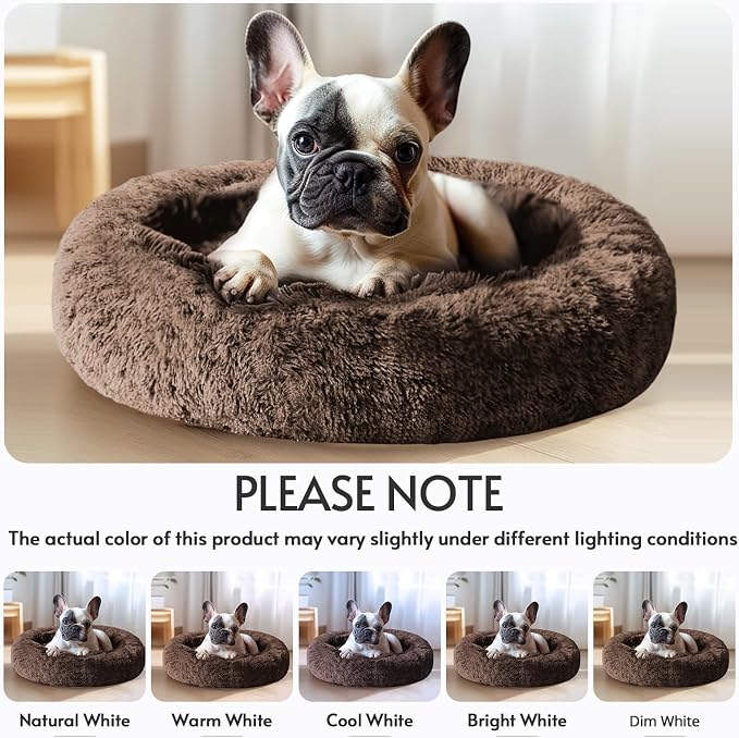 JOLLYVOGUE Calming Dog Bed for Small Dogs - Image 7