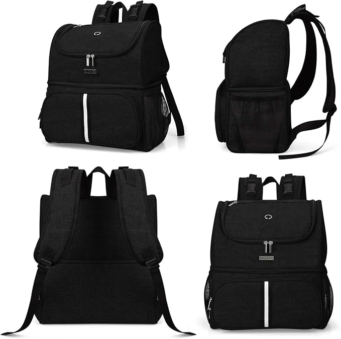 BAGLHER Pet Travel Bag, Double-Layer Pet Supplies Backpack, Pet Travel Backpack - Image 2