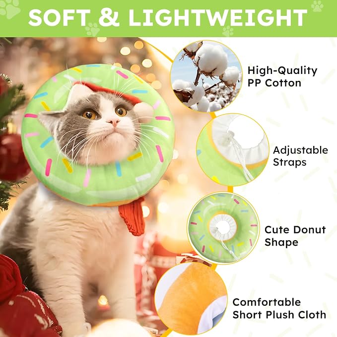 Cat Cone Collar Soft, Cat Recovery Collar - Image 6