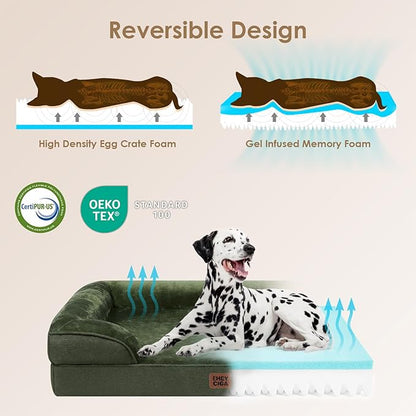 EHEYCIGA Orthopedic Dog Bed for Small Dogs, Waterproof Memory Foam Small Dog - Image 4