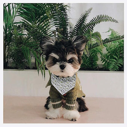 ARING PET Dinosaur Dog Bandanas, Summer Kerchief Triangle Bibs Scarf - Image 4