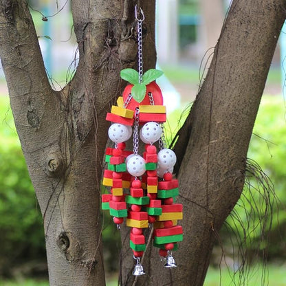 Bird Chewing Toy Large Medium Parrot Cage Bite Toys African Grey Macaws - Image 7
