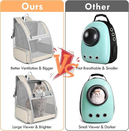 Cat Backpack Carrier, Large Pet Carrier Backpack - Image 4