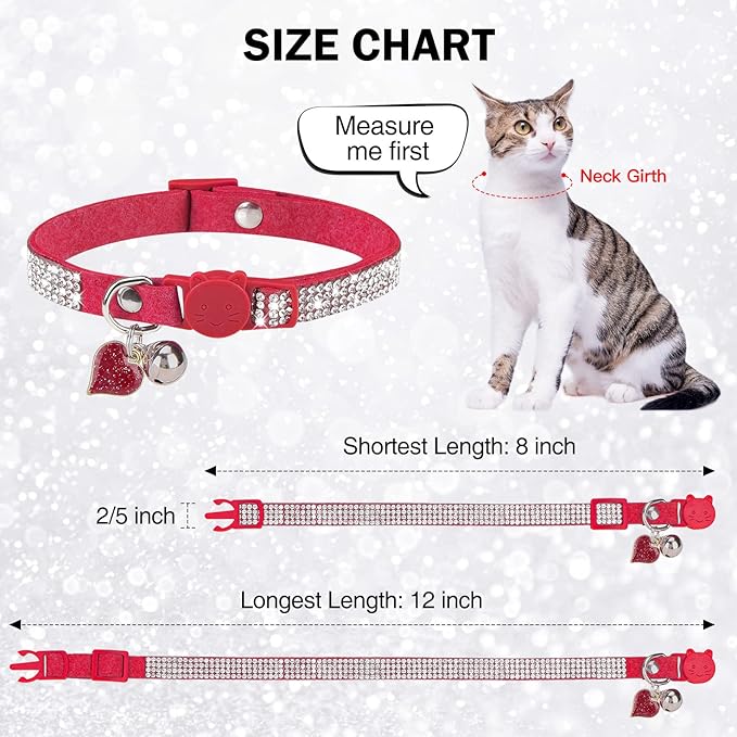 Rhinestone Cat Collar Breakaway - Image 4