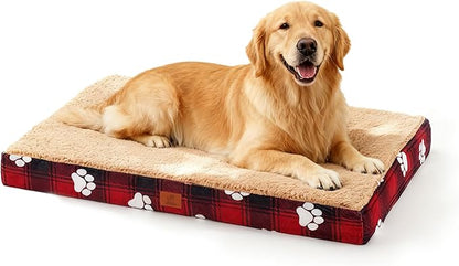 Waterproof Orthopedic Dog Bed for Large Medium Sized Dogs 35x22 Inch by CAPTSNOOZE
