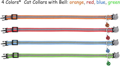 Breakaway Reflective Nylon Cat Collars - Image 2