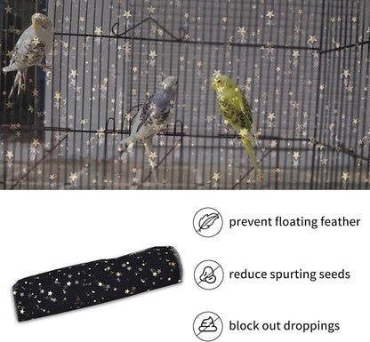 Large Bird Cage Net Cover, Bird Cage Seed Catcher, Universal Adjustable Bird - Image 4