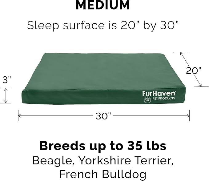Furhaven Indoor/Outdoor Logo Oxford Polycanvas Mattress - Image 2