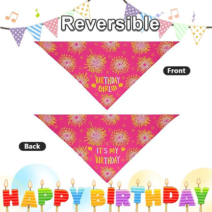 Dog Birthday Party Supplies, Rose Pink Dog Birthday Set - Image 6