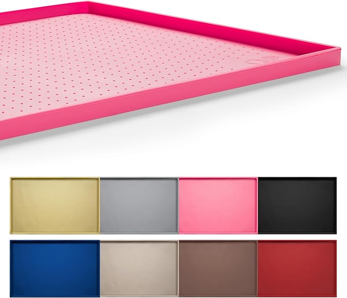Hubulk Dog Feeding Mat, 100% Waterproof Food Grade Silicone Pet Food and Water by Hubulk