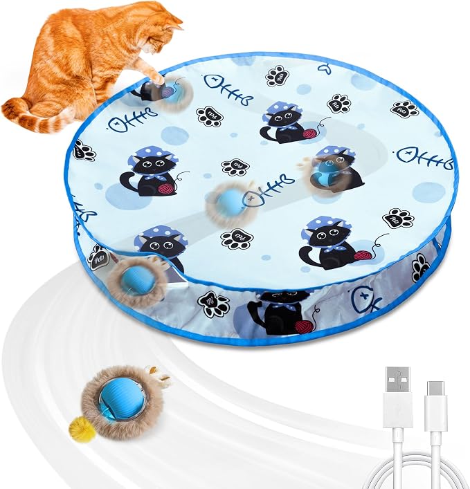 Interactive Cat Toys for Indoor Cats Automatic Motion Activated Moving Ball by Unknown