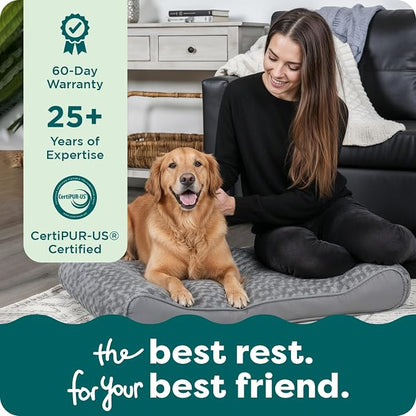 FurHaven Orthopedic Dog Bed for Large Dogs, Luxe Lounger Contour Mattress - Image 9