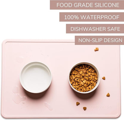 Remy+Roo Peony Silicone Dog Food Mat - Image 3