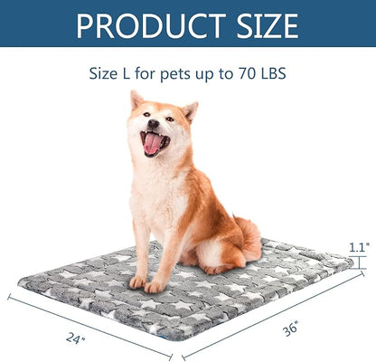KROSER Fancy Crate Pad Bed Mat Reversible, Machine Washable, - Image 4