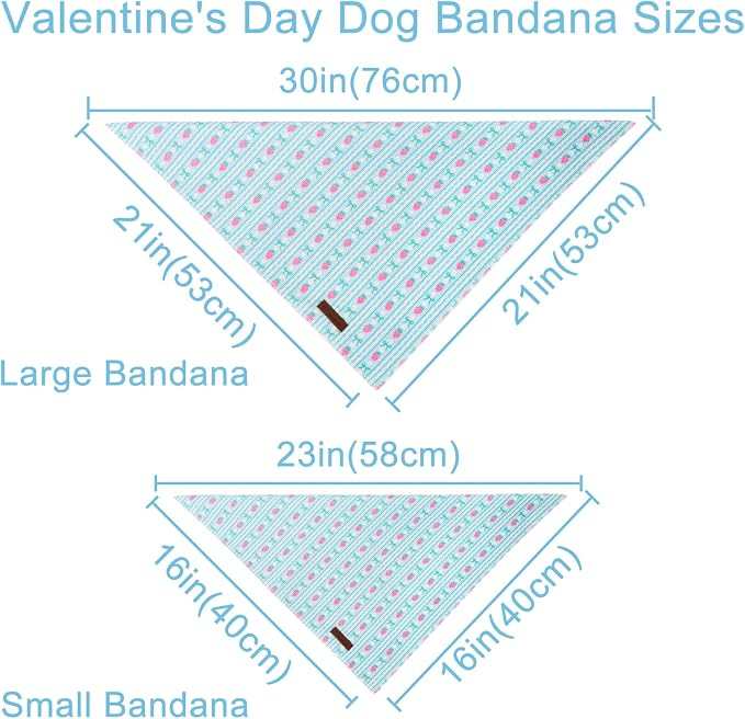 Summer Dog Bandana, UP URARA PUP Strawberry and Bowknot Triangle Bid Scarf - Image 2