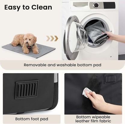 Dog Car Carrier Light Weight 24×17.7×20.5in, Dog Carrier Easy to Assemble - Image 9