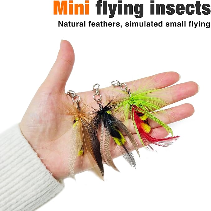 JXFUKAL Cat Feather Toy Refills - Image 2