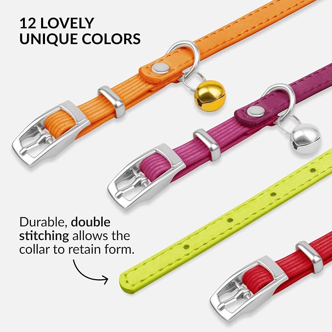 CollarDirect Leather Cat Collar - Image 5