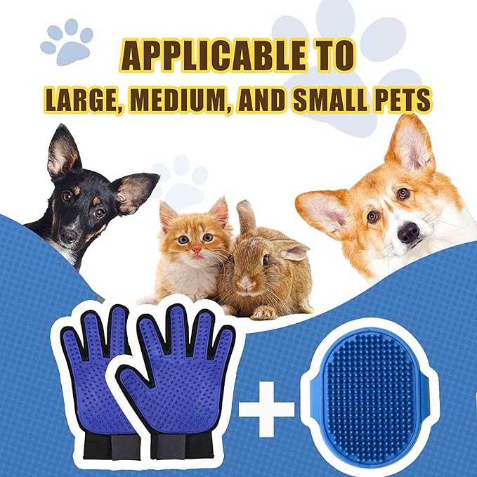 Cat & Dog Grooming Gloves - Image 5