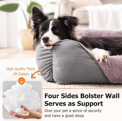 MIXJOY Dog Beds for Large Dogs, Big Pet Bed Large Size Dog Washable, Orthopedic - Image 4