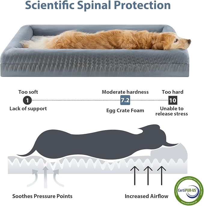 WNPETHOME XL Extra Large Dog Bed, Washable Dog Couch - Image 4
