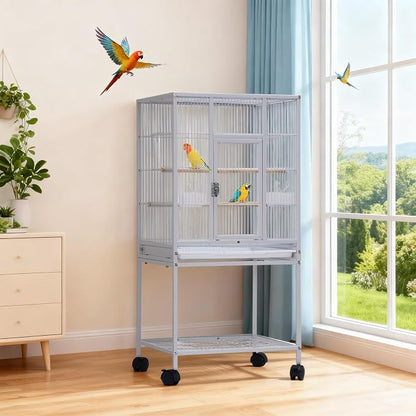 52'' Wrought Iron Birdcage - Image 8