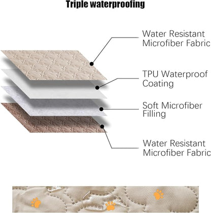 Waterproof Blanket for Bed, Reversible Dog Couch Cover Pet Sofa Furniture - Image 7