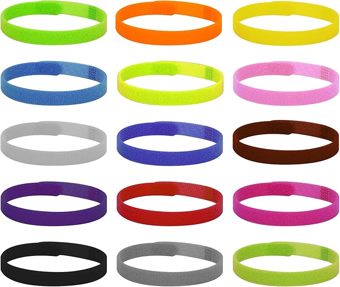 Luter 15 Colors 20x1cm Puppy Collars, Soft Adjustable Whelping Collars by Unknown