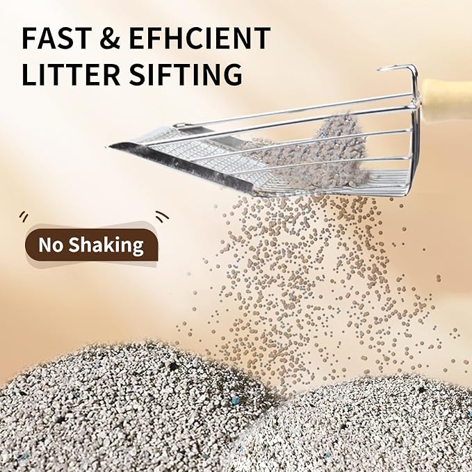 Cat Litter Scoop, Premium Kitty Shovel - Image 7