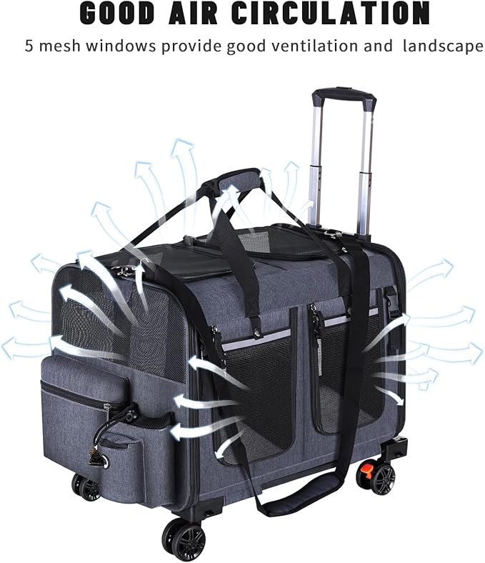 Cat Carrier for 2 Cats, Cat Carrier - Image 5