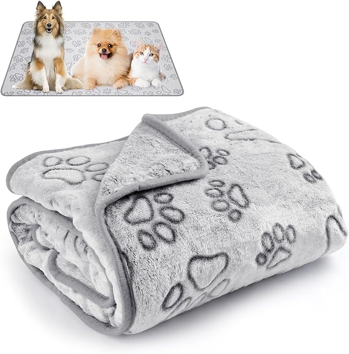 Dog Blankets for Small, Medium Dogs, Puppy Blanket Washable, Dogs Essentials by Unknown