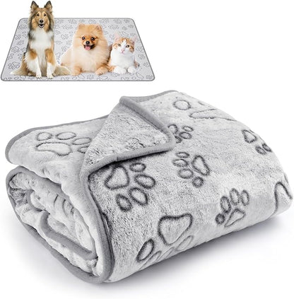Dog Blankets for Small, Medium Dogs, Puppy Blanket Washable, Dogs Essentials by Unknown