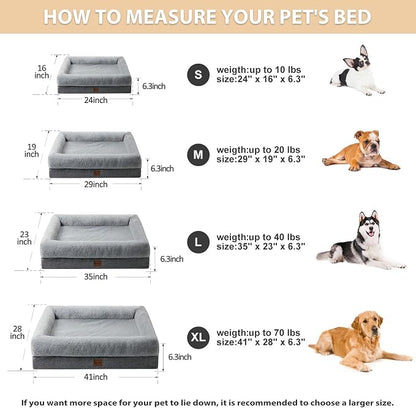 BFPETHOME Dog Beds for Small Dogs, Washable Dog Bed - Image 3